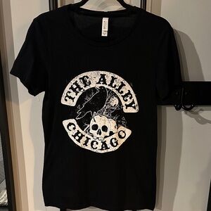 The Alley - Chicago Bella Canvas Black Graphic Tee